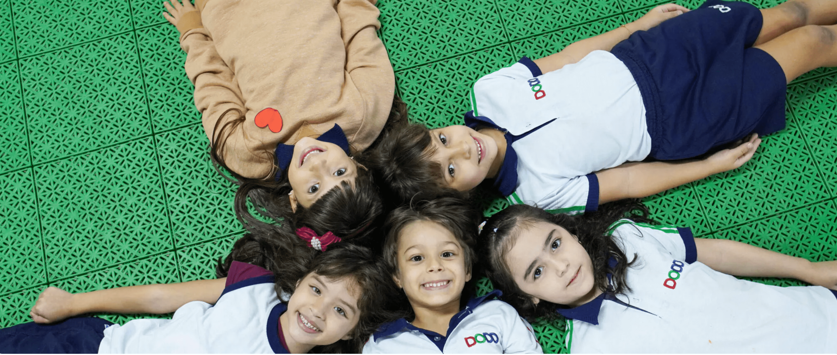 Alunos da Escola Edward Dodd